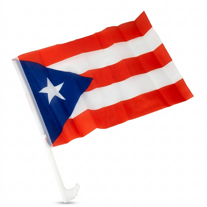 Flag of Puerto Rico on a white background