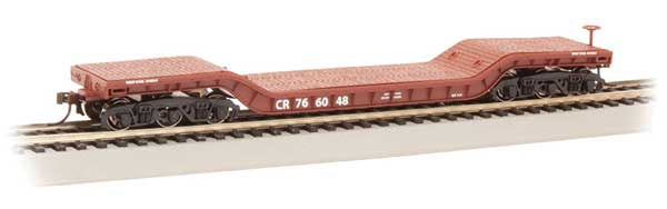 160-18342 52' Depressed-Center Flatcar - Ready-to-Run - Silver Series(R)