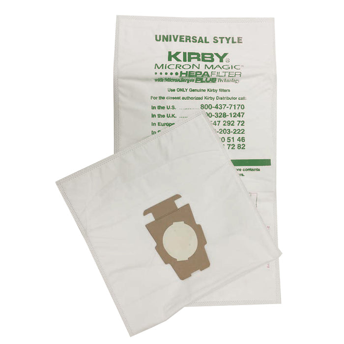 2pk Kirby Avalir and G10D HEPA Vacuum Bags Part 205814A