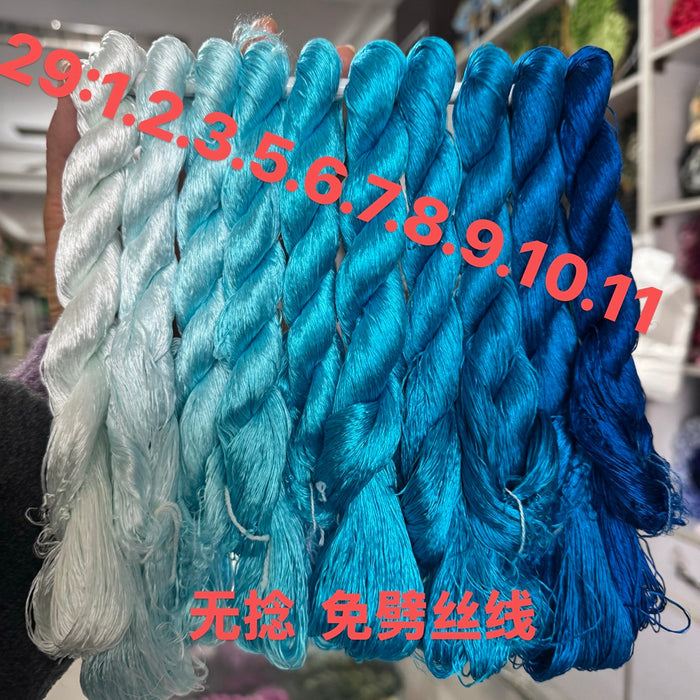 400m Suzhou Embroidery Monofilament Untwisted Mulberry Silk Thread(set29) - Ronghua Threads