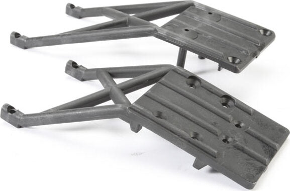 Skidplates, front & rear (black)