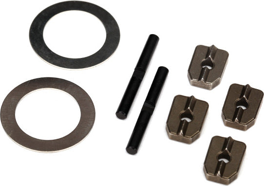 Spider gear shaft (2)/ spacers (4)/16x23.5x.5 stainless washer (2) (for #7781X aluminum differential carrier)