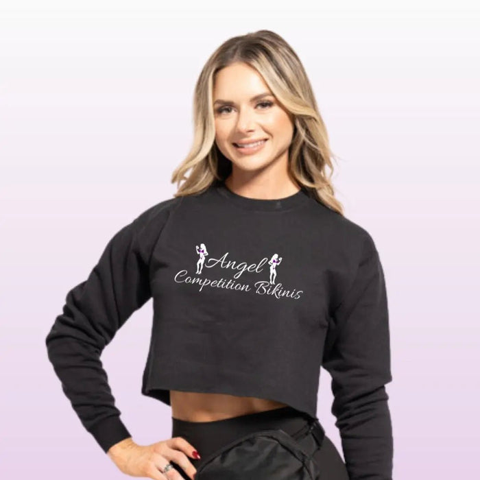 ACBikinis Black Cropped Crewneck