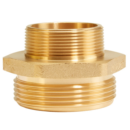 ADAPTOR 2 MNPT X 2.5 MNST HEX BRASS