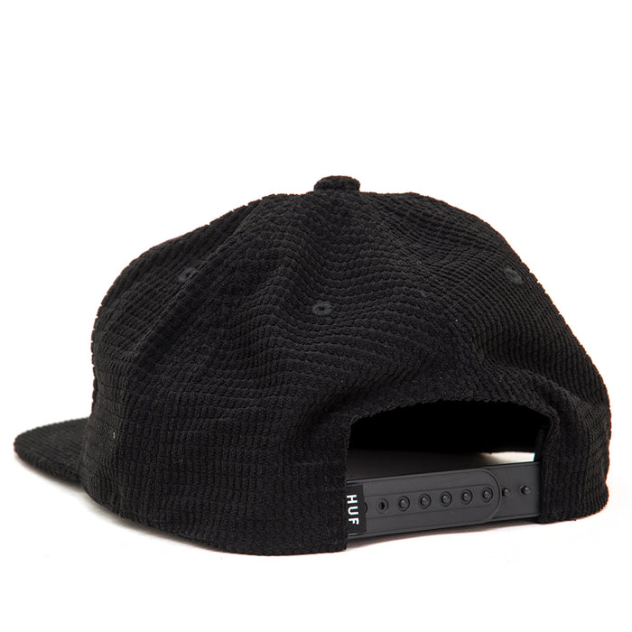 Arch Waffle Cord Snapback (Black) (S)