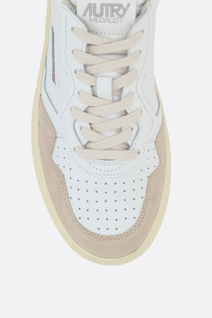 Autry Medalist sneakers in smooth leather and suede