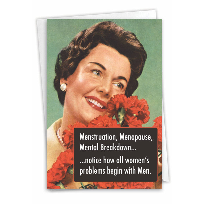 Birthday Card - Problems With Men