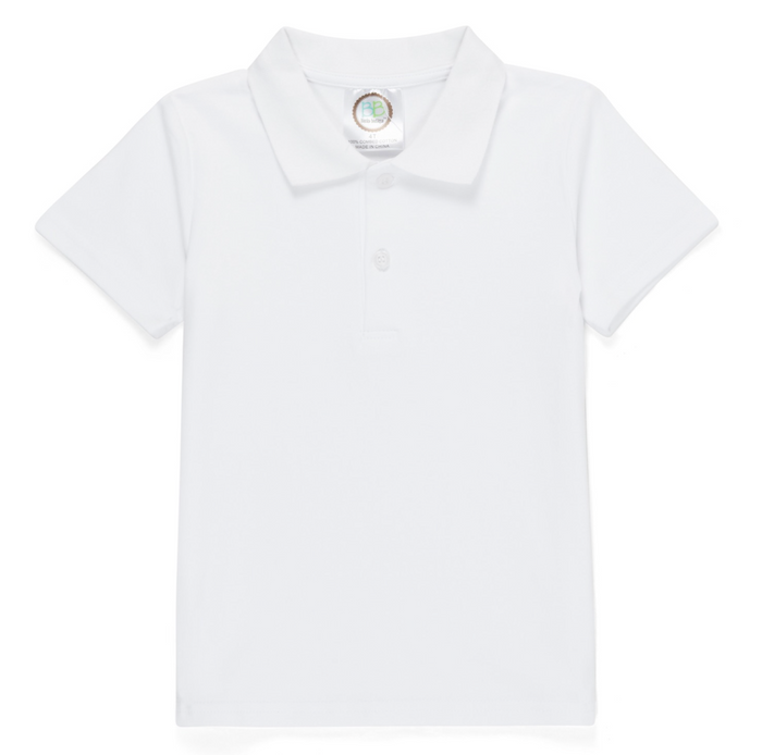 Blank Boy's SS Polo Shirt