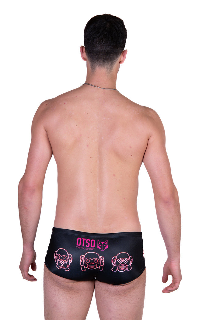 Boxer de bain - Emoji Monkey Neon