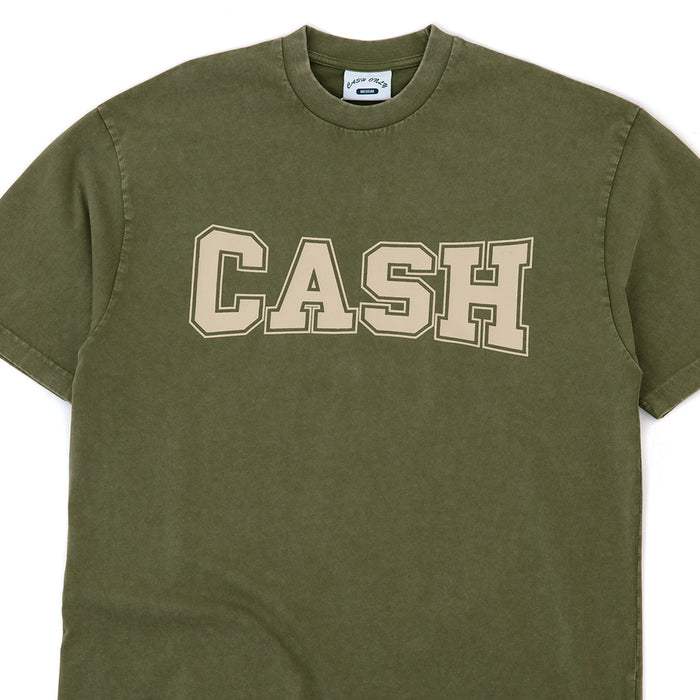 Campus S/S T-Shirt (Washed Olive) (S)