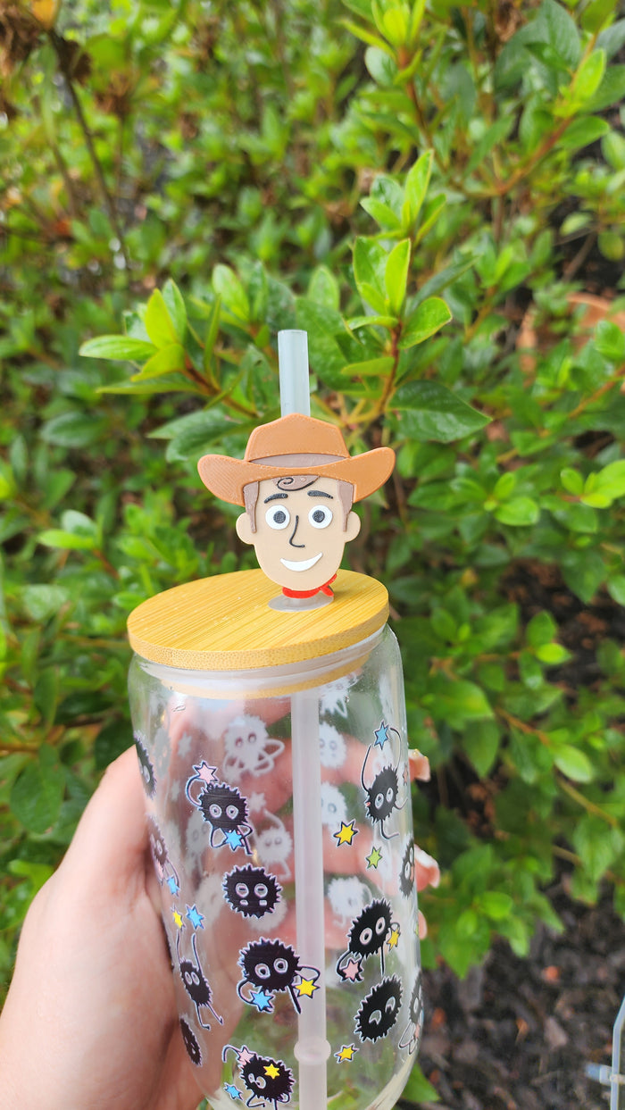Cartoon Movie Sheriff Cowboy Straw Topper