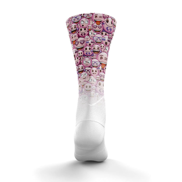 Chaussettes sublimées - Emoji Classic Pink