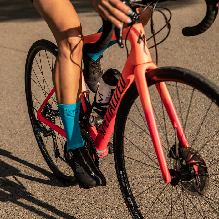 Chaussettes UltraLight- Fluo Blue
