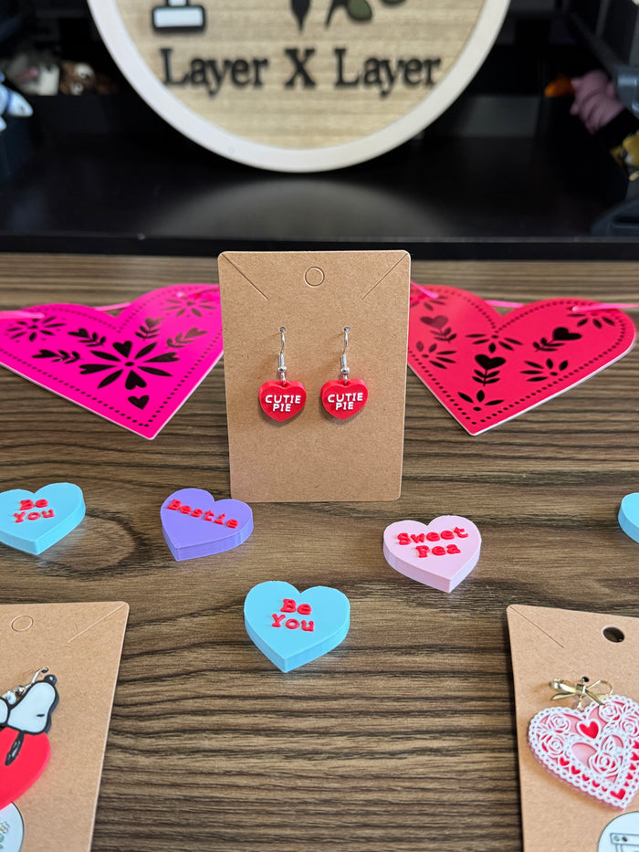 Cutie Pie Heart Earrings