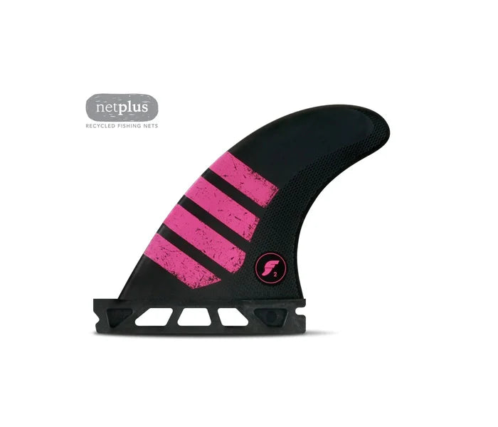 Futures F2 Alpha Tri Fin, carbon lavender extra small thruster fin set