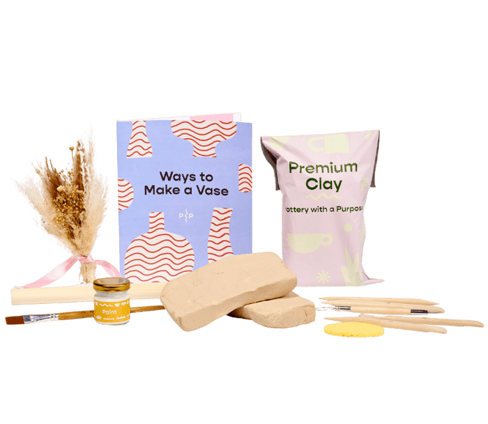 Pottery with a Purpose Flower Vase Pottery Kit