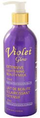 GLOW - Violet Glow Extensive Lightening Beauty Milk With Sweet Violet Flower Extract & Rice Bran Oil - ShanShar Beauty : The world of beauty.