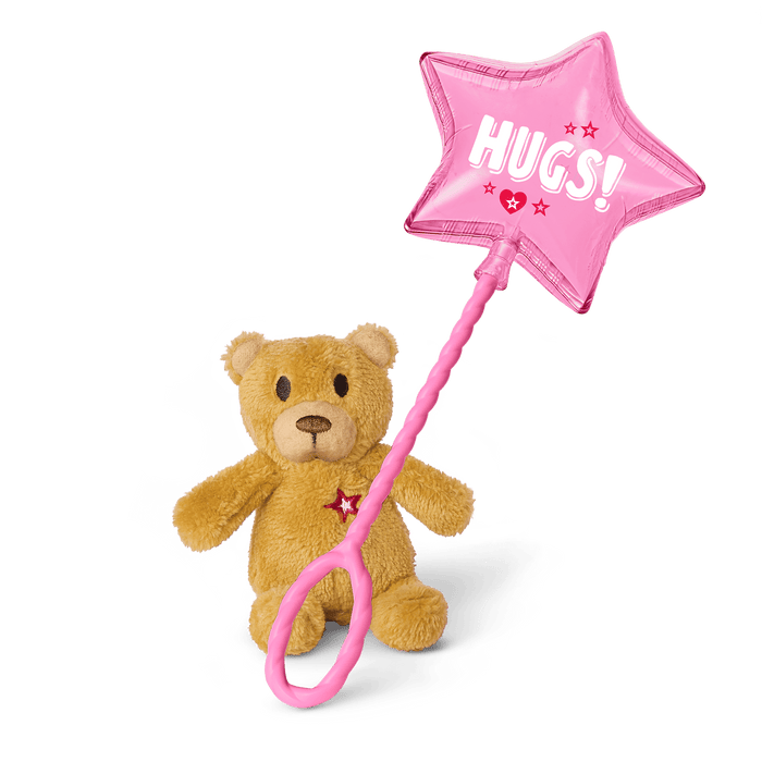 Hugs and Well Wishes Balloon & Bear for WellieWishers™ & Bitty Baby® Dolls