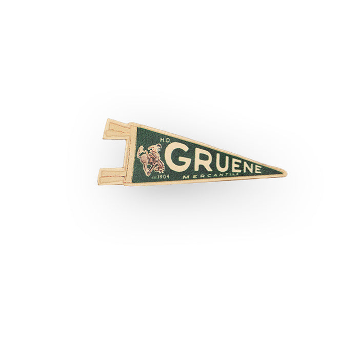 Merc Rodeo Poster Leather Pennant Pin #9-10P