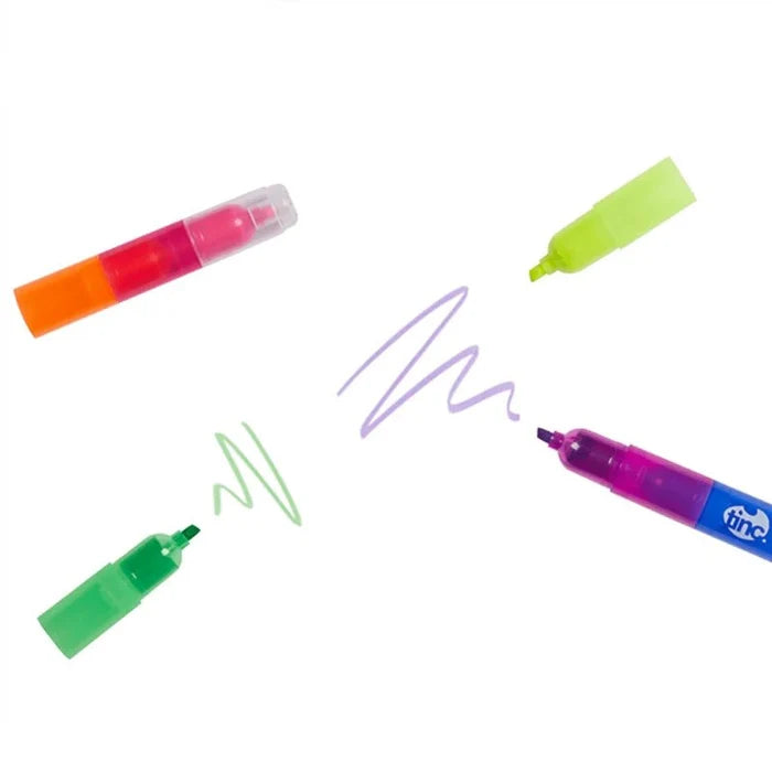 Multicolo Stacking Highlighter Set for Kids & Study – 7 Colours