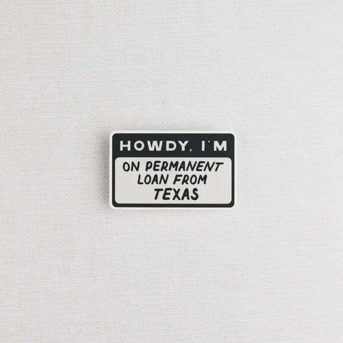 On Permanent Loan Sticker