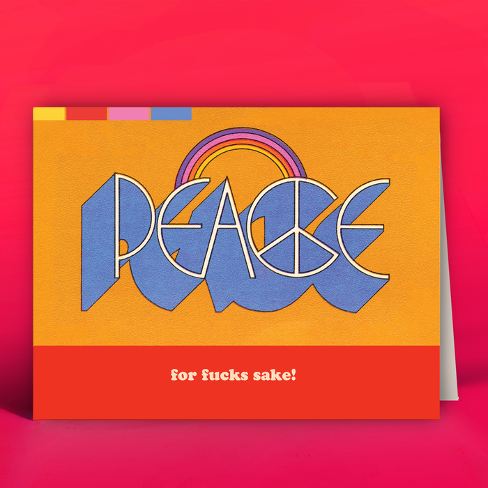 PEACE! holiday card