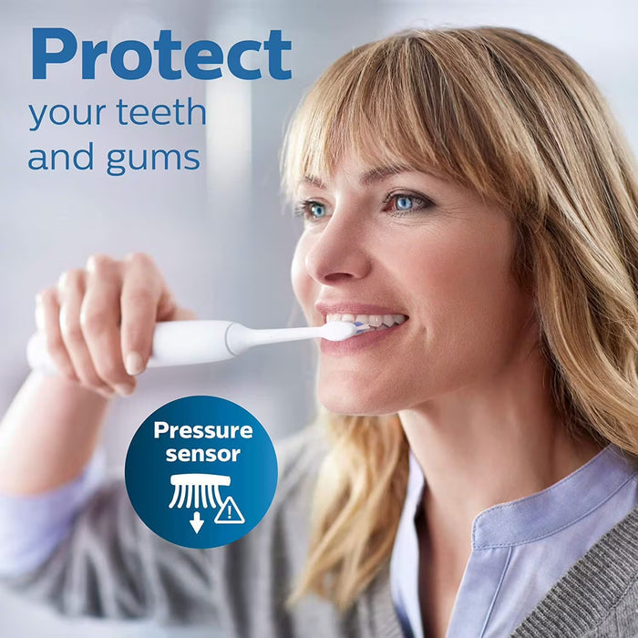 Philips Sonicare 6100 ProtectiveClean Power Toothbrush, White - 2 Pack