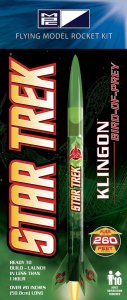 Star Trek Klingon Bird of Prey Model Rocket Kit (D)