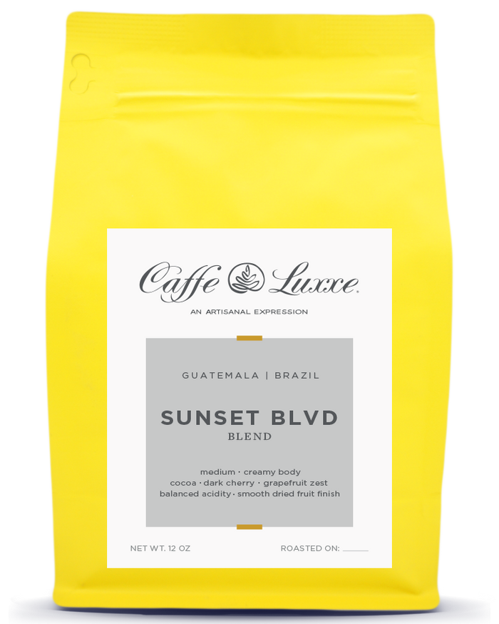 Sunset Blvd Blend Coffee Chef Drip Espresso Caffe Luxxe