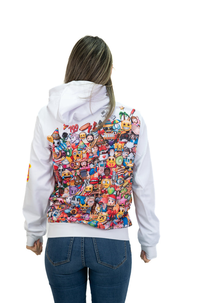 Sweat à capuche - Emoji Big Wave
