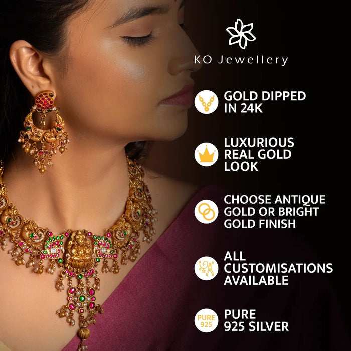 The Vijeta Silver Pathak Jomaale Necklace
