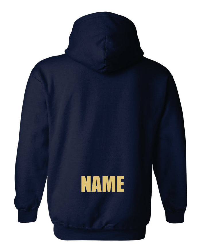 Wolverines Hoodie Navy Adult and Youth