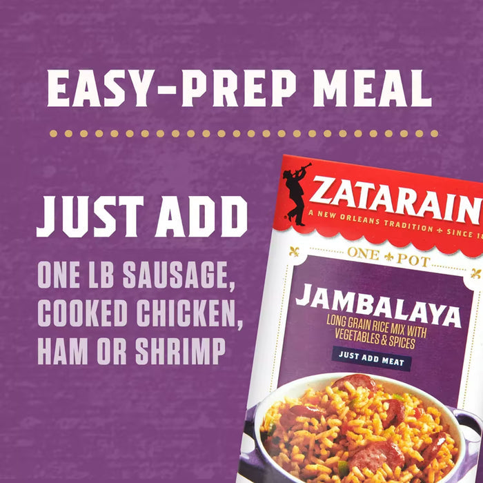Zatarain’s Jambalaya Rice Mix – 8 oz – 12 Pack