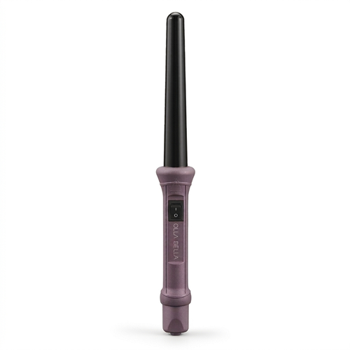 Olla Bella 1" Ceramic Curling Wand in Plum Metallic