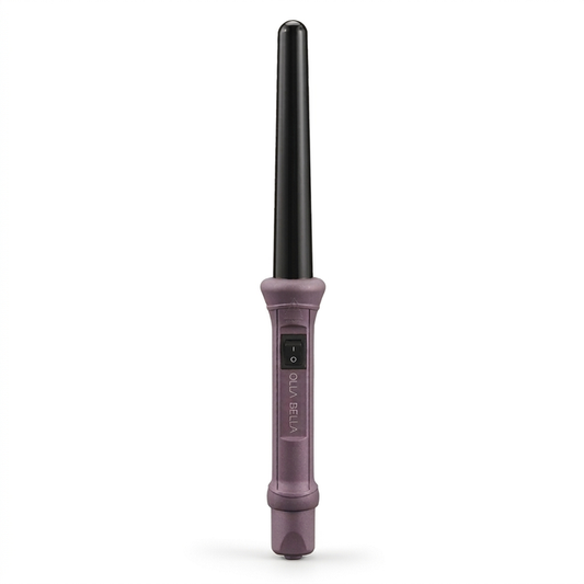 Olla Bella 1" Ceramic Curling Wand in Plum Metallic