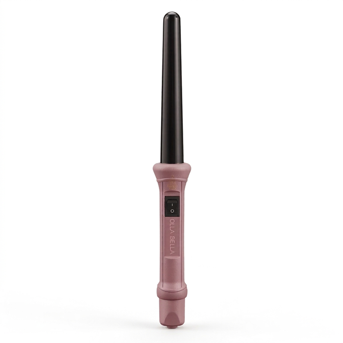 Olla Bella 1" Ceramic Curling Wand in Ballet Pink