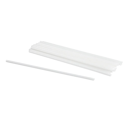 10" Regular Unwrapped White Straws