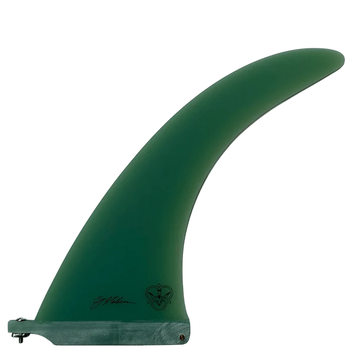 10.5" CJ Parallax Flying Diamond Longboard Fin detail close-up