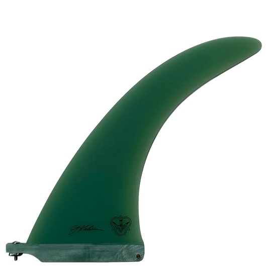 10.5" CJ Parallax Flying Diamond Longboard Fin detail close-up