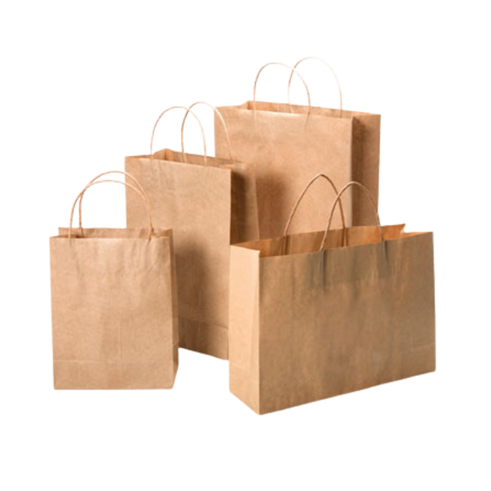 14" x 10" x 16" Kraft Paper Bag with Twisted Handle