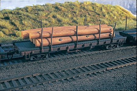 160-18849 ACF Log Car w/Logs - Ready to Run - Silver Series(R)