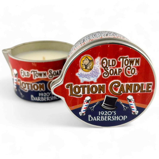 1920's Barbershop Lotion Candle - Old Town Soap Co.