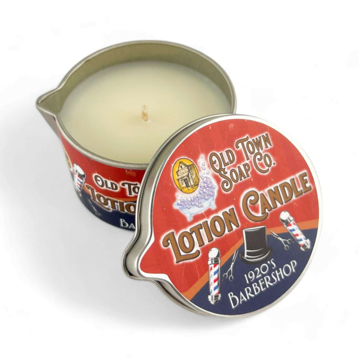 1920's Barbershop Lotion Candle - Old Town Soap Co.