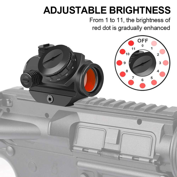 1x22mm Red Dot Sight 3 MOA Red Dot Scope Airsoft