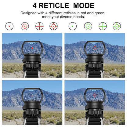 1x22x33 Red Green Dot Sight 4 Reticle Reflex Sight Airsoft