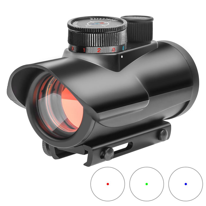 1x30mm Red Green Blue Brightness Sight Airsoft