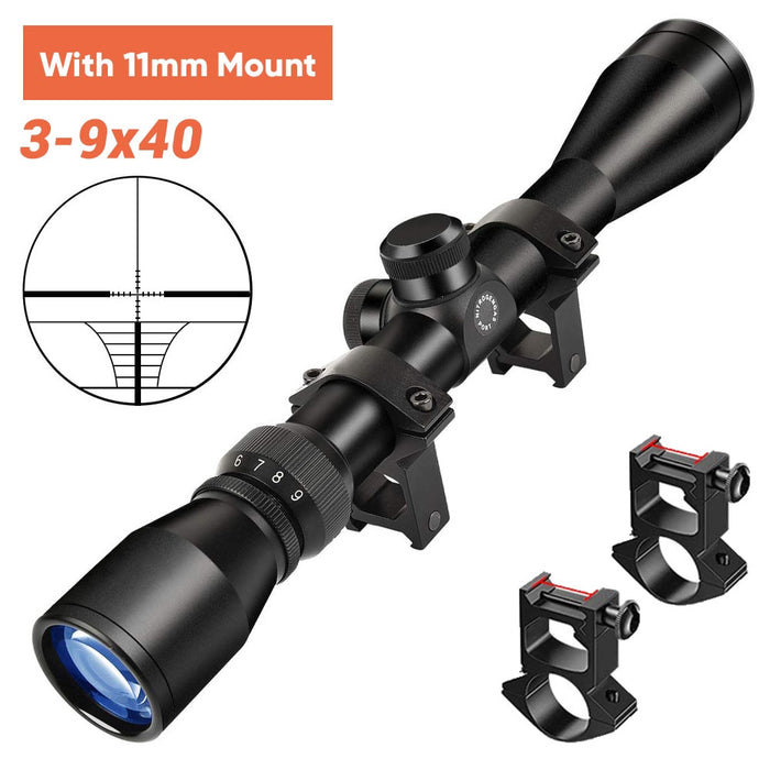 3-9x40 Tactical Rifle Scope Airsoft