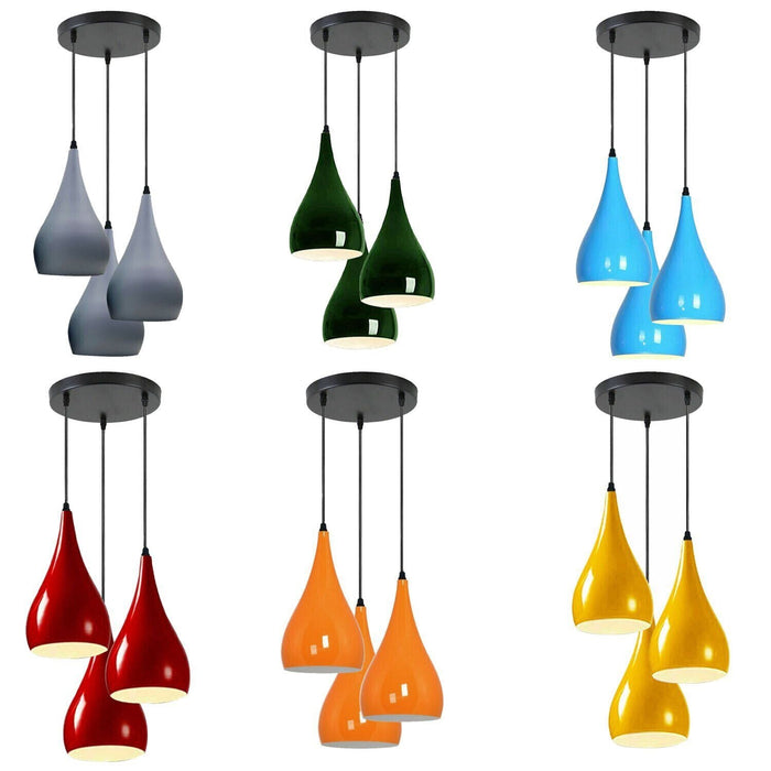 3 Way Multi Teardrop Ceiling Pendant Light  ~5295