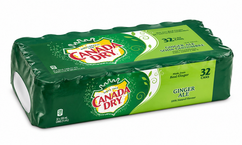 355mL Canada Dry Ginger Ale - 32 Cans