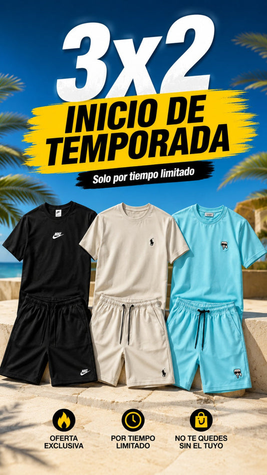 🔥 3x2 EN CONJUNTOS — INICIO DE TEMPORADA